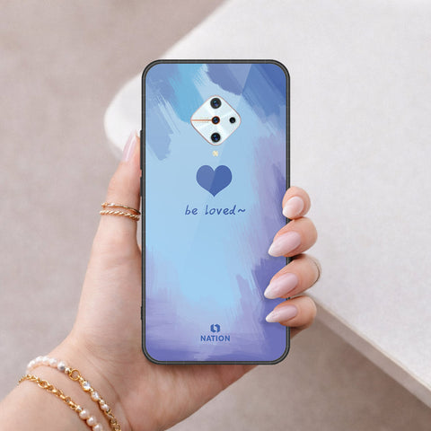 Vivo Y9s Cover - Onation Heart Series - HQ Ultra Shine Premium Infinity Glass Soft Silicon Borders Case