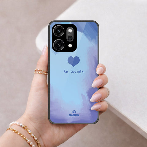 Oppo Reno 14 Pro Cover - Onation Heart Series - HQ Ultra Shine Premium Infinity Glass Soft Silicon Borders Case