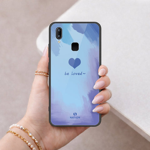 Vivo Y89 Cover - Onation Heart Series - HQ Ultra Shine Premium Infinity Glass Soft Silicon Borders Case
