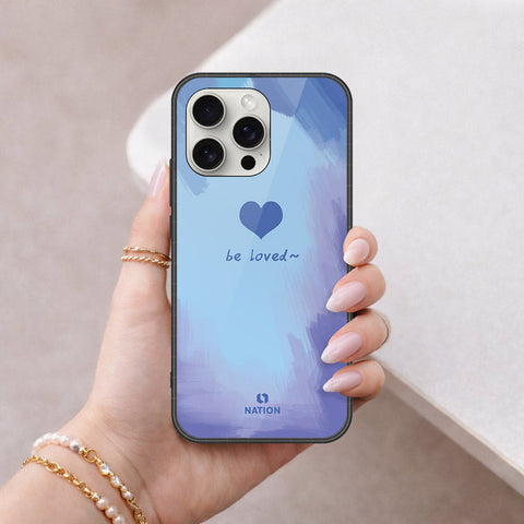 iPhone 16 Pro - Onation Heart Series - HQ Ultra Shine Premium Infinity Glass Soft Silicon Borders Case
