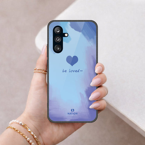 Samsung Galaxy A57 Cover - Onation Heart Series - HQ Ultra Shine Premium Infinity Glass Soft Silicon Borders Case