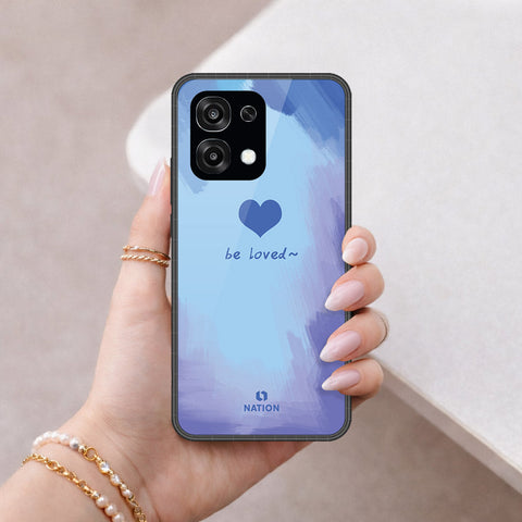 Oppo A6 Pro 5G Cover - Onation Heart Series - HQ Ultra Shine Premium Infinity Glass Soft Silicon Borders Case