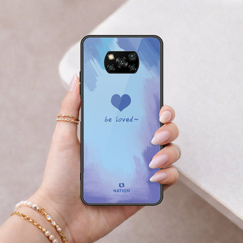 Xiaomi Poco X3 Pro Cover - Onation Heart Series - HQ Ultra Shine Premium Infinity Glass Soft Silicon Borders Case