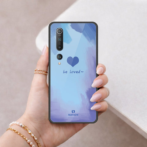 Xiaomi Mi 10 Cover - Onation Heart Series - HQ Ultra Shine Premium Infinity Glass Soft Silicon Borders Case