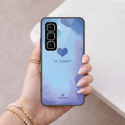 Infinix Hot 50 Pro Plus Cover - Onation Heart Series - HQ Ultra Shine Premium Infinity Glass Soft Silicon Borders Case