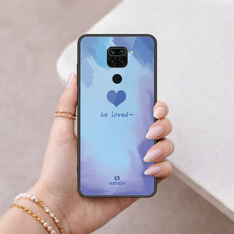 Xiaomi Redmi Note 9 Cover - Onation Heart Series - HQ Ultra Shine Premium Infinity Glass Soft Silicon Borders Case