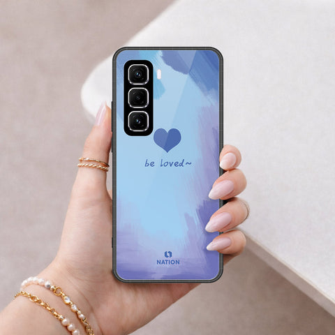 Infinix Hot 60 Pro Cover - Onation Heart Series - HQ Ultra Shine Premium Infinity Glass Soft Silicon Borders Case