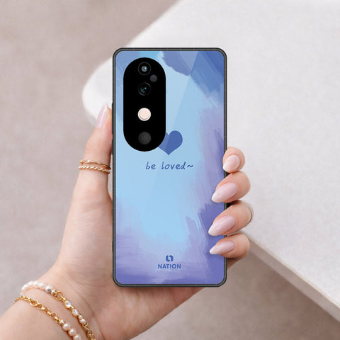 Vivo S19 Cover - Onation Heart Series - HQ Ultra Shine Premium Infinity Glass Soft Silicon Borders Case