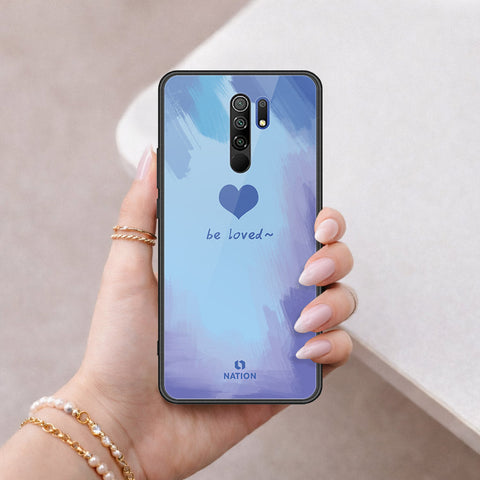 Xiaomi Redmi 9 Cover - Onation Heart Series - HQ Ultra Shine Premium Infinity Glass Soft Silicon Borders Case