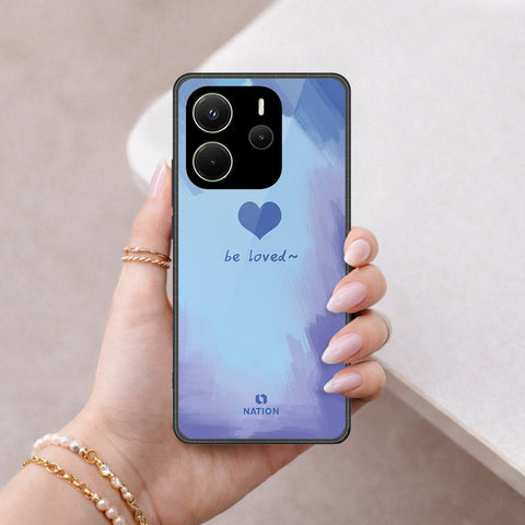 Xiaomi Redmi Note 14 4G Cover - Onation Heart Series - HQ Ultra Shine Premium Infinity Glass Soft Silicon Borders Case