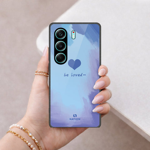 Tecno Camon 40 Pro Cover - Onation Heart Series - HQ Ultra Shine Premium Infinity Glass Soft Silicon Borders Case