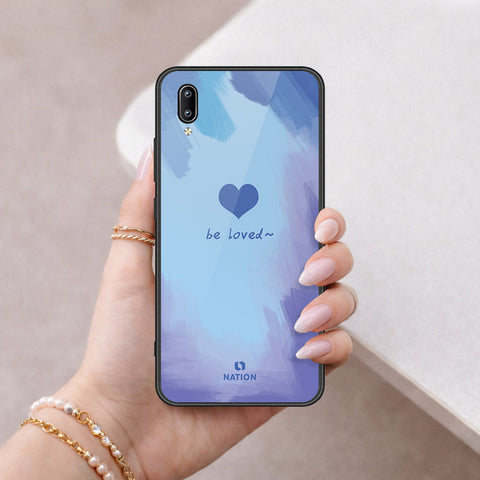 Vivo Y91 (Without Logo Hole) Cover - Onation Heart Series - HQ Ultra Shine Premium Infinity Glass Soft Silicon Borders Case