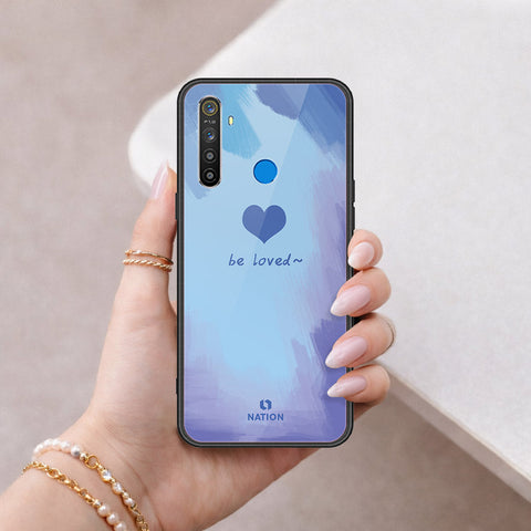 Realme Narzo 10A Cover - Onation Heart Series - HQ Ultra Shine Premium Infinity Glass Soft Silicon Borders Case