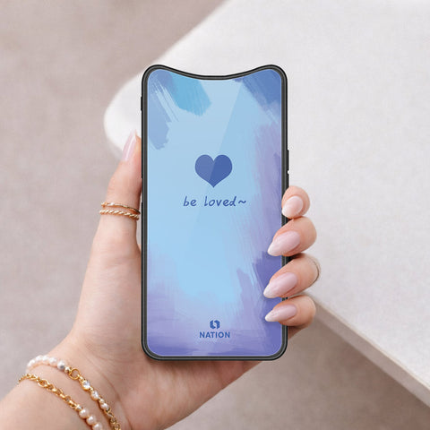 Oppo Find X Cover - Onation Heart Series - HQ Ultra Shine Premium Infinity Glass Soft Silicon Borders Case