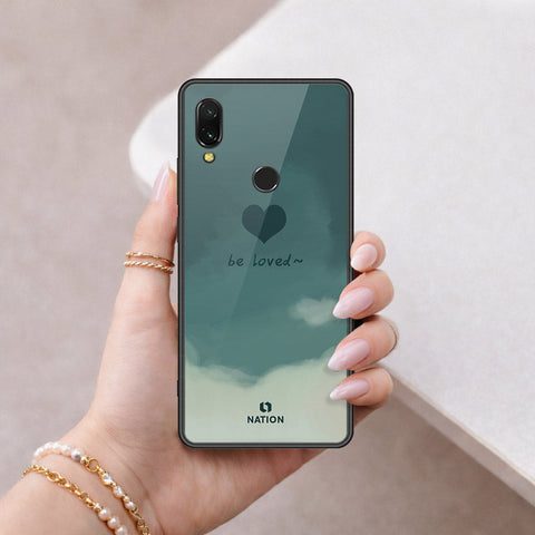Xiaomi Redmi 7 Cover - Onation Heart Series - HQ Ultra Shine Premium Infinity Glass Soft Silicon Borders Case
