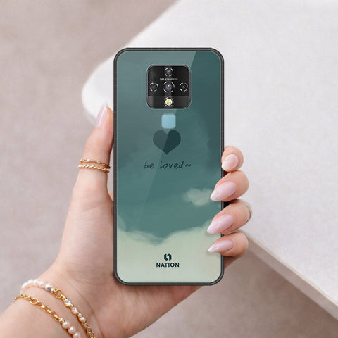 Tecno Camon 16 Cover - Onation Heart Series - HQ Ultra Shine Premium Infinity Glass Soft Silicon Borders Case