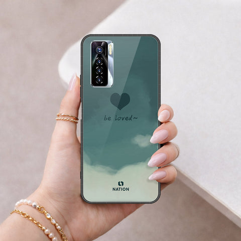 Tecno Camon 17 Pro Cover - Onation Heart Series - HQ Ultra Shine Premium Infinity Glass Soft Silicon Borders Case
