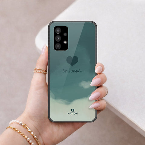 Samsung Galaxy A33 5G Cover - Onation Heart Series - HQ Ultra Shine Premium Infinity Glass Soft Silicon Borders Case