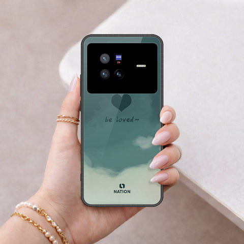 Vivo X80 Cover - Onation Heart Series - HQ Ultra Shine Premium Infinity Glass Soft Silicon Borders Case