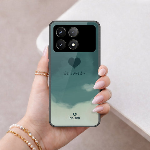 Xiaomi Poco F6 Pro Cover - Onation Heart Series - HQ Ultra Shine Premium Infinity Glass Soft Silicon Borders Case