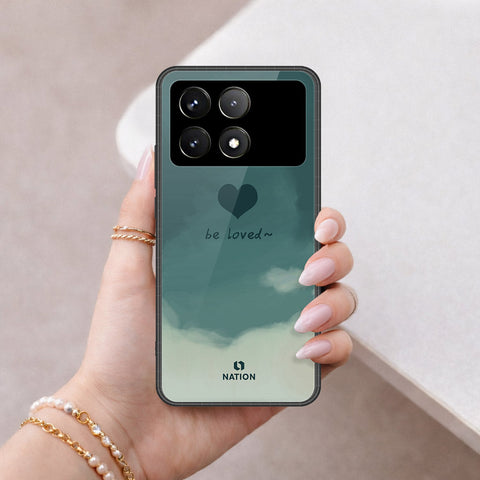Xiaomi Poco X6 Pro Cover - Onation Heart Series - HQ Ultra Shine Premium Infinity Glass Soft Silicon Borders Case