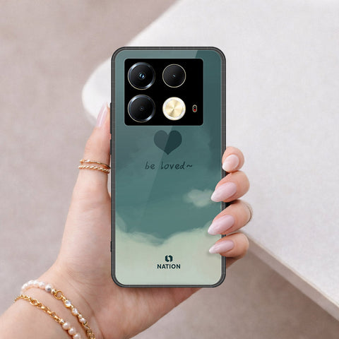 Infinix Note 40 Pro Plus Cover - Onation Heart Series - HQ Ultra Shine Premium Infinity Glass Soft Silicon Borders Case