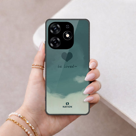 Tecno Spark 10 Pro Cover - Onation Heart Series - HQ Ultra Shine Premium Infinity Glass Soft Silicon Borders Case
