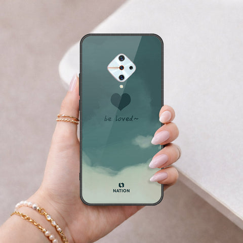 Vivo Y9s Cover - Onation Heart Series - HQ Ultra Shine Premium Infinity Glass Soft Silicon Borders Case