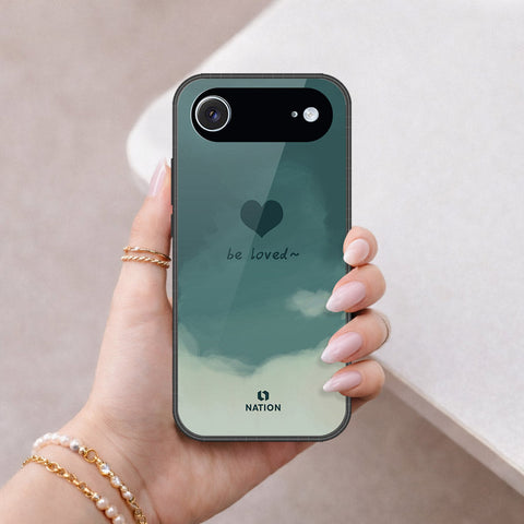 iPhone 17 Air - Onation Heart Series - HQ Ultra Shine Premium Infinity Glass Soft Silicon Borders Case