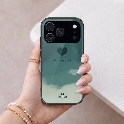 iPhone 18 Pro Max - Onation Heart Series - HQ Ultra Shine Premium Infinity Glass Soft Silicon Borders Case