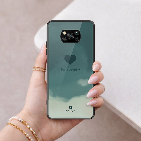 Xiaomi Poco X3 Pro Cover - Onation Heart Series - HQ Ultra Shine Premium Infinity Glass Soft Silicon Borders Case