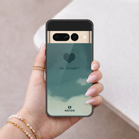 Google Pixel 7 Pro Cover - Onation Heart Series - HQ Ultra Shine Premium Infinity Glass Soft Silicon Borders Case