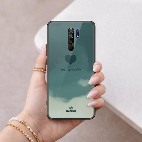 Xiaomi Redmi 9 Cover - Onation Heart Series - HQ Ultra Shine Premium Infinity Glass Soft Silicon Borders Case
