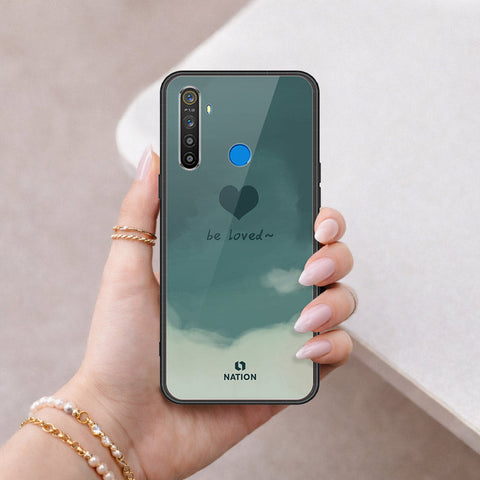 Realme Narzo 20A Cover - Onation Heart Series - HQ Ultra Shine Premium Infinity Glass Soft Silicon Borders Case