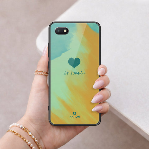 Honor Y5 2018 Cover - Onation Heart Series - HQ Ultra Shine Premium Infinity Glass Soft Silicon Borders Case