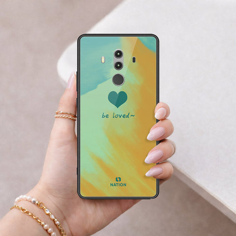 Huawei Mate 10 Pro Cover - Onation Heart Series - HQ Ultra Shine Premium Infinity Glass Soft Silicon Borders Case