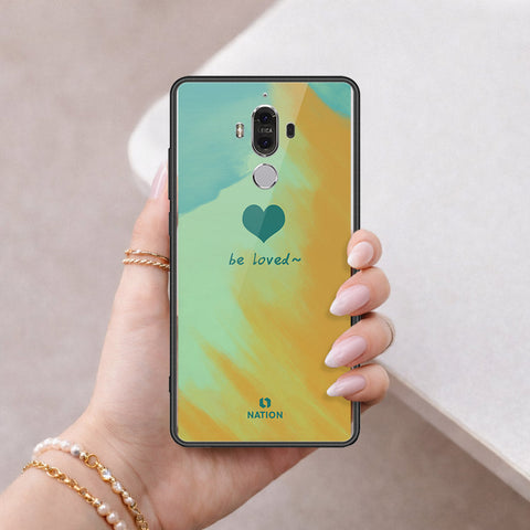 Huawei Mate 9 Cover - Onation Heart Series - HQ Ultra Shine Premium Infinity Glass Soft Silicon Borders Case