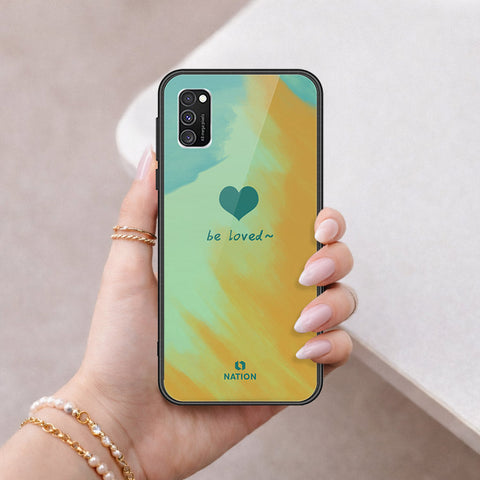 Samsung Galaxy A03s Cover - Onation Heart Series - HQ Ultra Shine Premium Infinity Glass Soft Silicon Borders Case