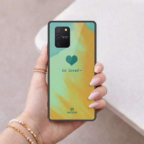 Samsung Galaxy M80s Cover - Onation Heart Series - HQ Ultra Shine Premium Infinity Glass Soft Silicon Borders Case