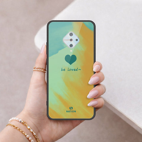 Vivo Y51 (2020 September) Cover - Onation Heart Series - HQ Ultra Shine Premium Infinity Glass Soft Silicon Borders Case