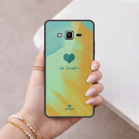 Samsung Galaxy Grand Prime Cover - Onation Heart Series - HQ Ultra Shine Premium Infinity Glass Soft Silicon Borders Case