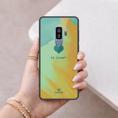 Samsung Galaxy S9 Plus Cover - Onation Heart Series - HQ Ultra Shine Premium Infinity Glass Soft Silicon Borders Case