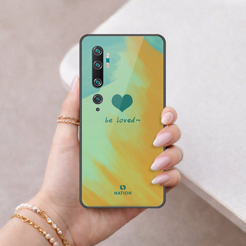 Xiaomi Mi CC9 Pro Cover - Onation Heart Series - HQ Ultra Shine Premium Infinity Glass Soft Silicon Borders Case