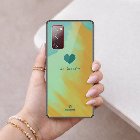 Samsung Galaxy S20 FE Cover - Onation Heart Series - HQ Ultra Shine Premium Infinity Glass Soft Silicon Borders Case