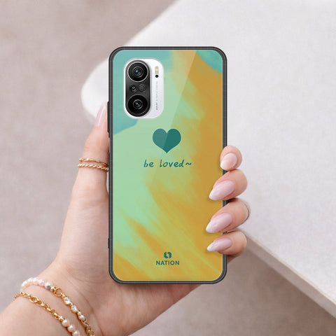 Xiaomi Redmi K40 Cover - Onation Heart Series - HQ Ultra Shine Premium Infinity Glass Soft Silicon Borders Case