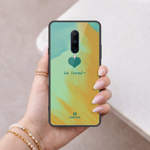 OnePlus 7 Pro Cover - Onation Heart Series - HQ Ultra Shine Premium Infinity Glass Soft Silicon Borders Case