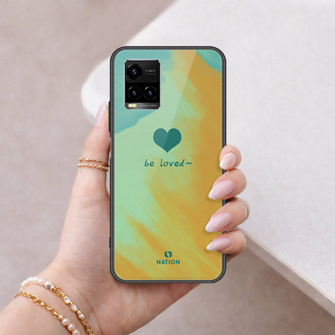 Vivo Y33s Cover - Onation Heart Series - HQ Ultra Shine Premium Infinity Glass Soft Silicon Borders Case