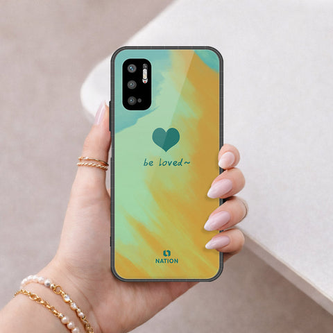 Xiaomi Redmi Note 10t 5G Cover - Onation Heart Series - HQ Ultra Shine Premium Infinity Glass Soft Silicon Borders Case