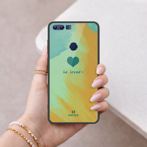 Huawei Honor 8 Cover - Onation Heart Series - HQ Ultra Shine Premium Infinity Glass Soft Silicon Borders Case