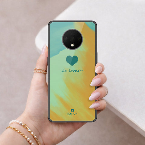 OnePlus 7T Cover - Onation Heart Series - HQ Ultra Shine Premium Infinity Glass Soft Silicon Borders Case